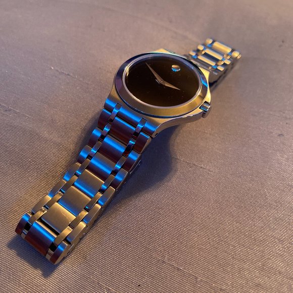 Women's Movado Classic Stainless Steel Watch Model 01.3.14.1051 - Picture 2 of 3